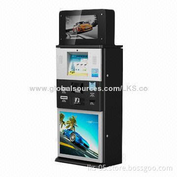 Self Service Kiosk Terminal for Shopping Malls with Advertising Displays and Payment Functions